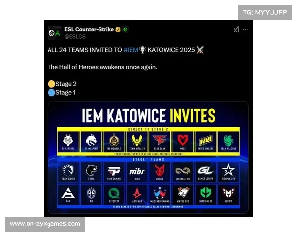 IEM成都2025直邀队伍名单公布，Vitality、Spirit等16支CS劲旅11月齐聚金融城演艺中心